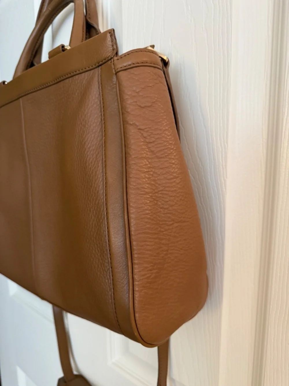Tory Burch Amanda Leather Zip-Top Tote Bag - Pristine!
